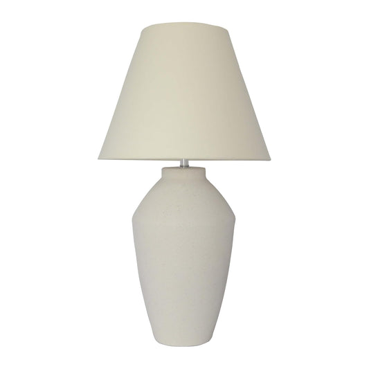 Luzerna CM-0205 Lámpara De Mesa Fagu Chica, Color Escarcha Mate, 1 Unidad