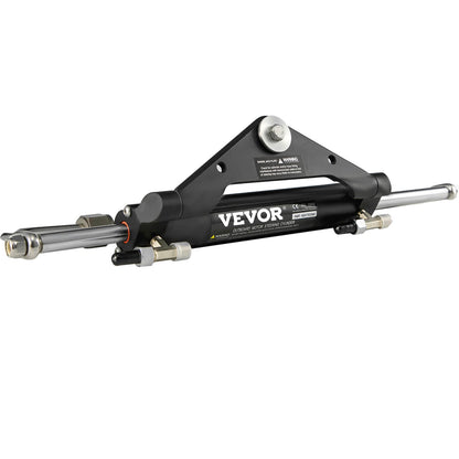 VEVOR Cilindro de dirección hidráulica, HC4645H de Montaje Frontal hidráulico Fuera de borda, Apto para dirección de Barcos de hasta 150 HP