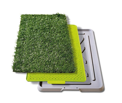 Sunny Pasto entrenador para perro (CHICO) 43 X 68cm (incluye pasto sintético, rejilla antihumedad y charola)