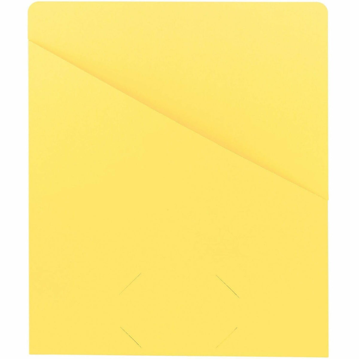 Smead Slash - Fólder, carta, 11 puntos, 25 unidades, amarillo.