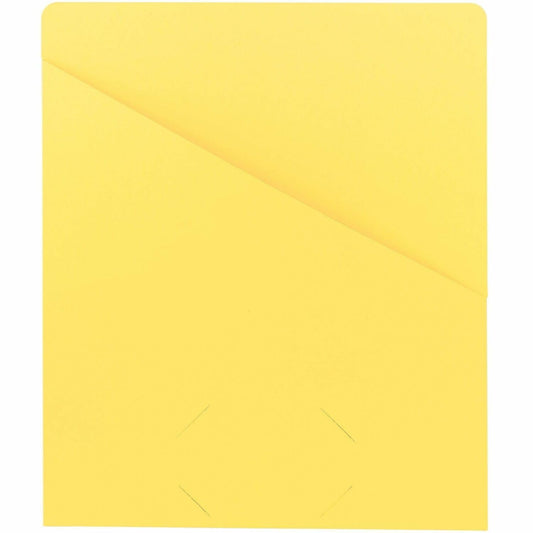 Smead Slash - Fólder, carta, 11 puntos, 25 unidades, amarillo.