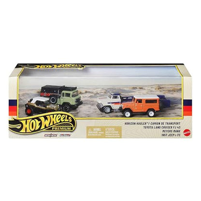 Hot Wheels Collector Vehículo de Colección Paquete Premium de 4 Autos Todo Terreno 3+