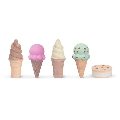 Melissa & Doug - Juego de tizas para helados y pasteles, artes y manualidades para niños, gis para acera para niños a partir de 3 años