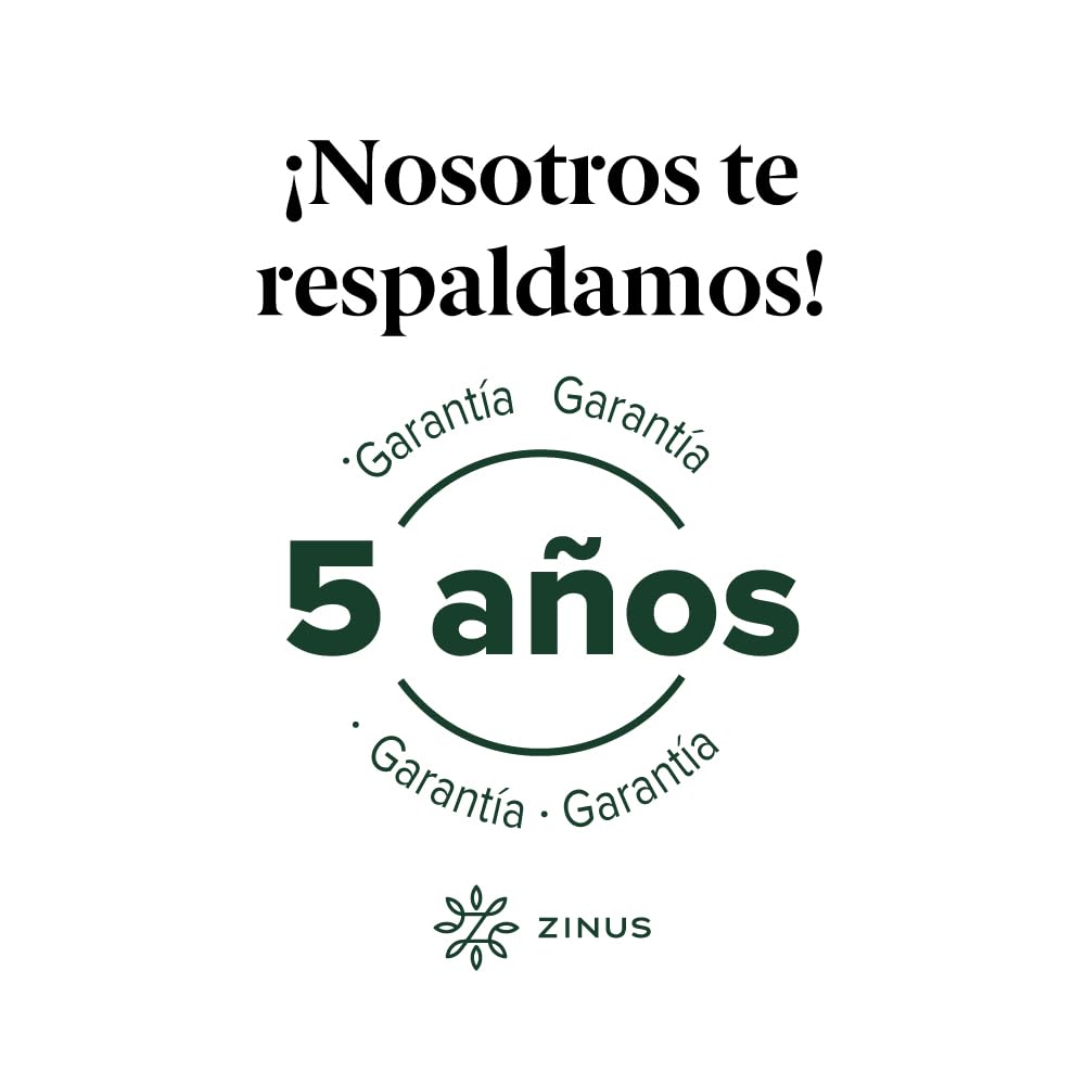 Zinus Euro Smart | Base de Cama Matrimonial de Metal con Espacio de Almacenamiento | Fácil de Armar y con 5 años de Garantía