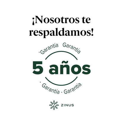 Zinus Euro Smart | Base de Cama Matrimonial de Metal con Espacio de Almacenamiento | Fácil de Armar y con 5 años de Garantía
