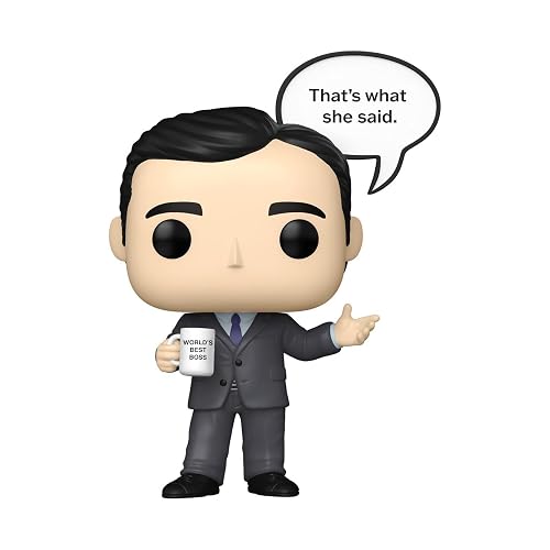 Funko Pop! Sayings: The Office - Michael Scott - Collectable Vinyl Figure - Gift Idea - Official Merchandise - Toys for Kids & Adults - TV Fans - Model Figure for Collectors and Display