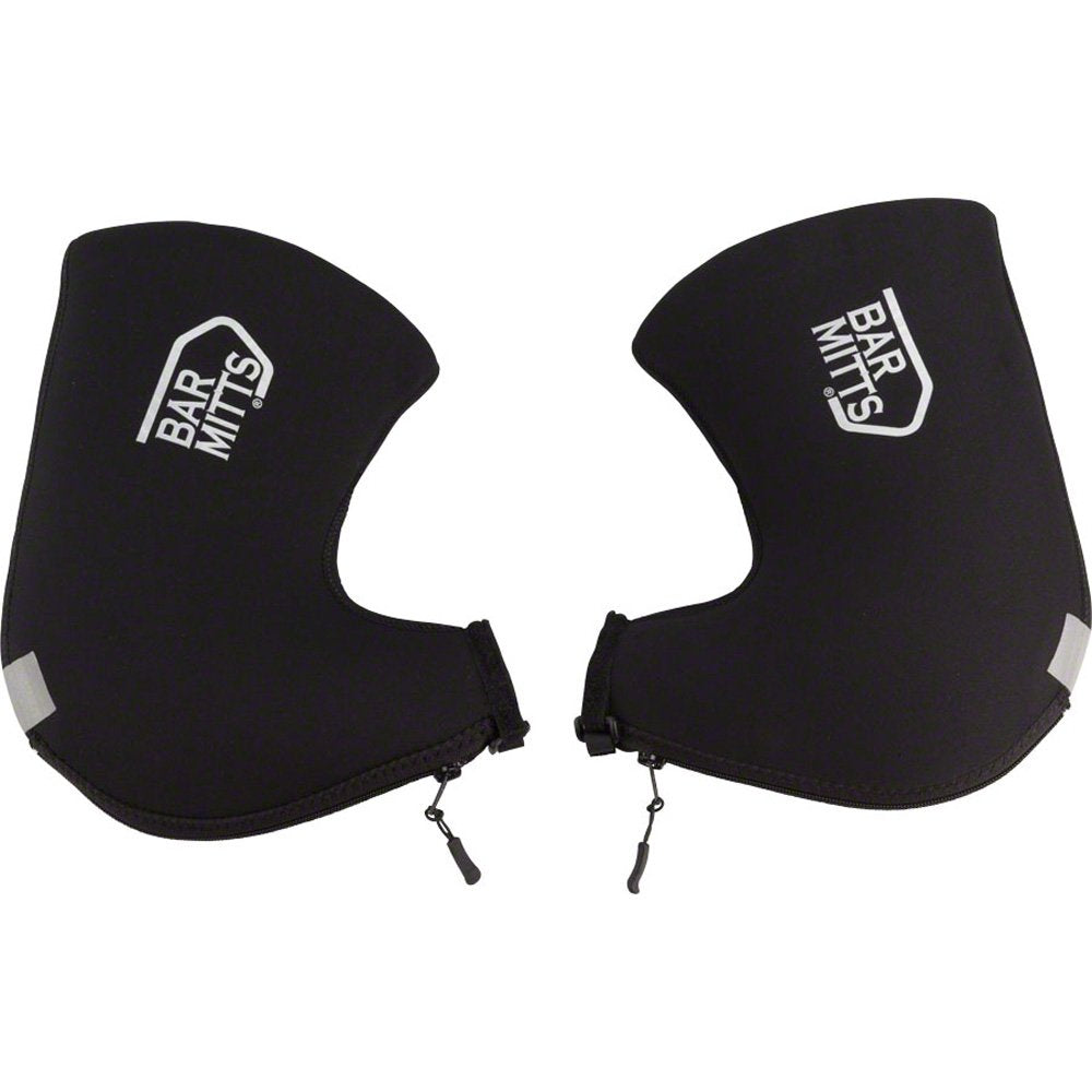 BAR MITTS Manoplas de Neopreno para Manillar de Bicicleta de montaña o de Transporte - Dos aberturas (para extremos de barra) - XL