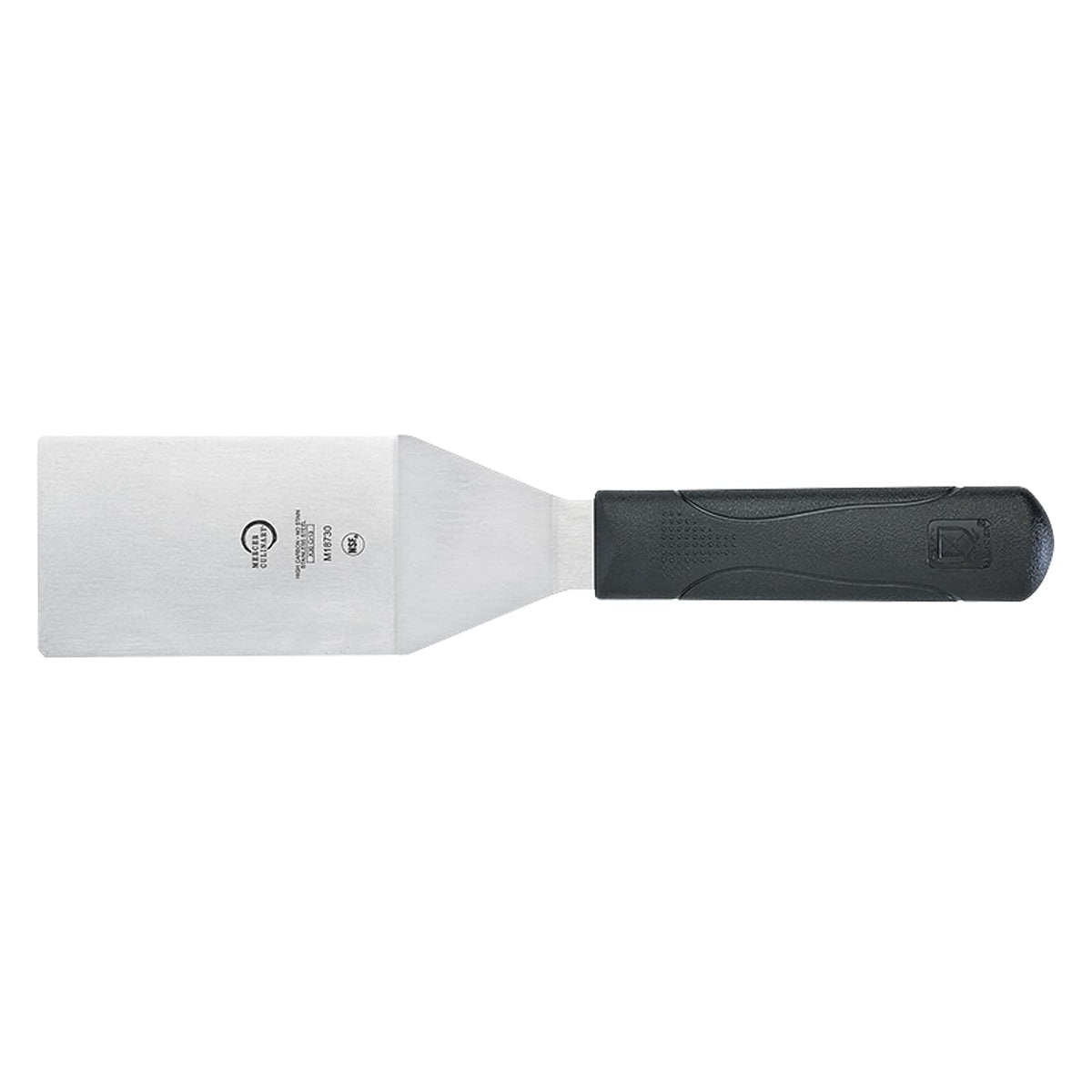 Mercer Culinary Millennia Cuchillos y Utensilios Profesionales - 4 x 2.5-Inch Turner - Negro -