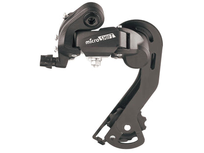 MICROSHIFT Cambio Trasero MTB RD-M21L 6/7P. Acero Largo MAX. 32D Directo Negro