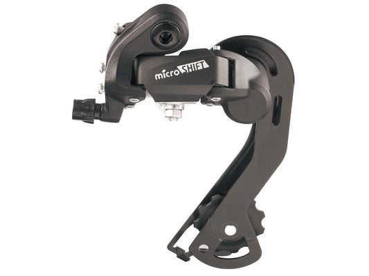 MICROSHIFT Cambio Trasero MTB RD-M21L 6/7P. Acero Largo MAX. 32D Directo Negro