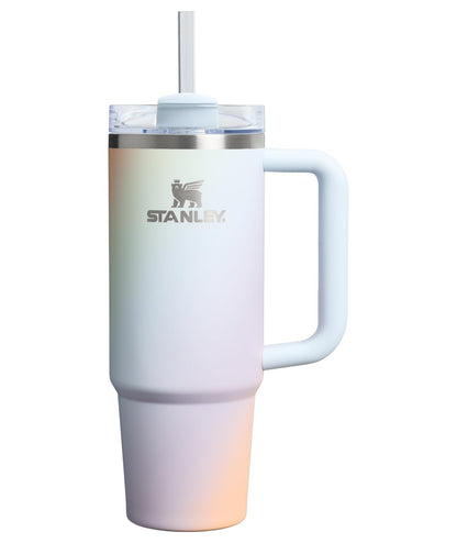 Stanley Quencher H2.0 Vaso con Popote y Tapa FlowState - 30 Ounces - Espiral Sunrise