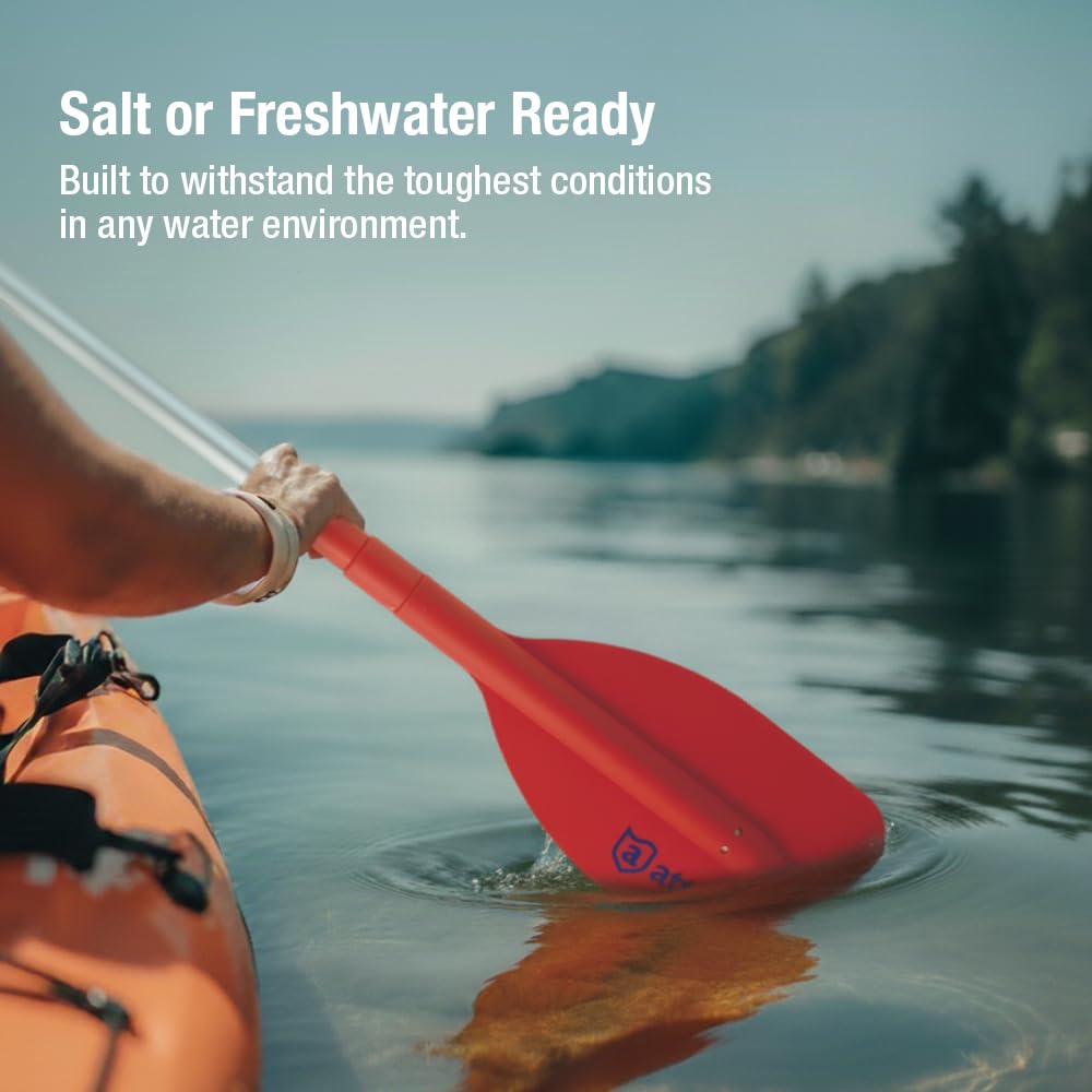 Attwood Emergency Telescoping Paddle for Boating, Orange - Multiple Sizes
