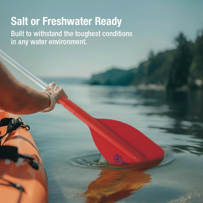 Attwood Emergency Telescoping Paddle for Boating, Orange - Multiple Sizes