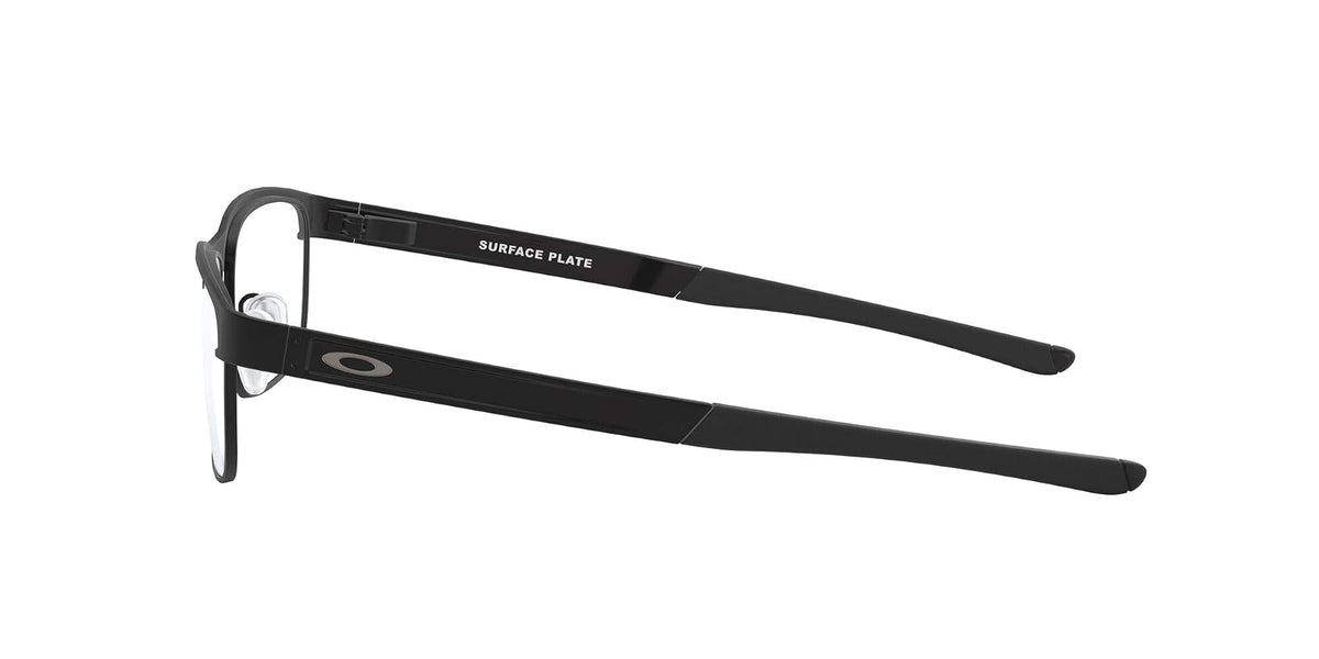 Oakley OX5132 - anteojos de sol para hombre (superficie cuadrada, titanio, lentes graduadas no polarizadas, 52 mm), color negro mate