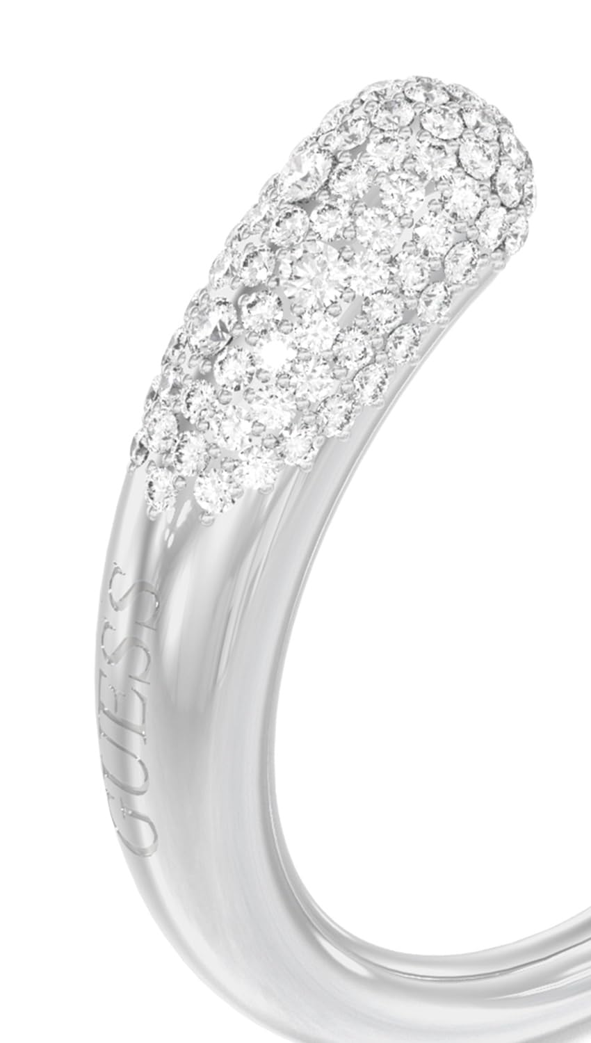 GUESS Anillo para Mujer MOON DROPS color Plata