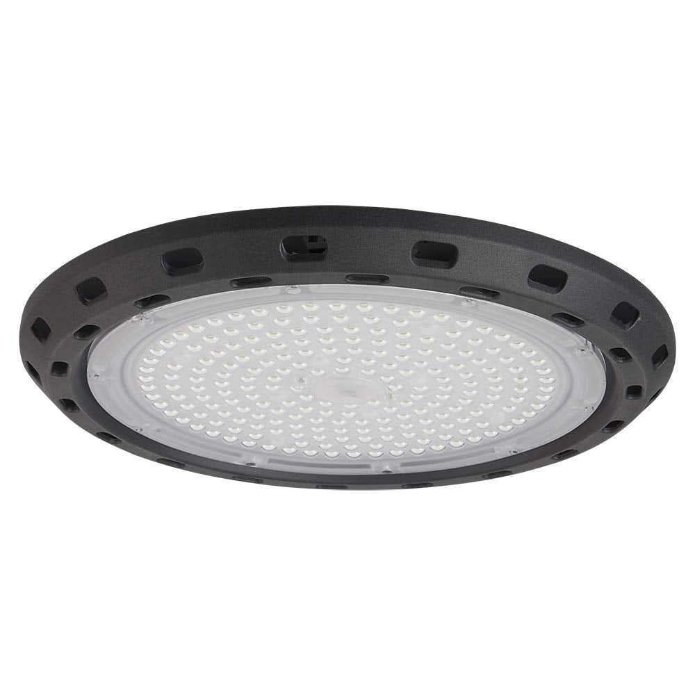 Tecnolite - Lámpara Colgante LED, Luz Colgante de Techo, Color Negro, Luz de Día 6 500 k, 150 W, 100 - 277 V