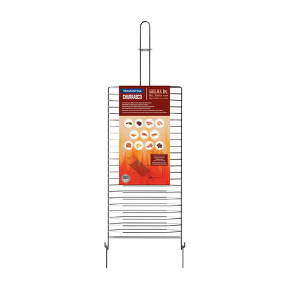 Tramontina - Parrilla Tramontina Churrasco en Acero Inoxidable 56x18 cm
