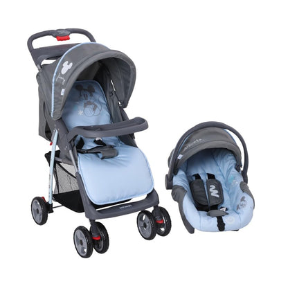 Infanti Carriola Disney Travel System 0 a 3 Años, con Portabebé, hasta 15 kg - Azul