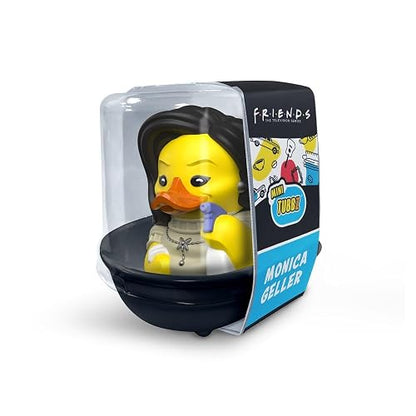 TUBBZ Mini Monica Geller - Figura Coleccionable de Vinilo de Goma de Pato - Producto Oficial de Amigos - Películas de Comedia Retro y TV