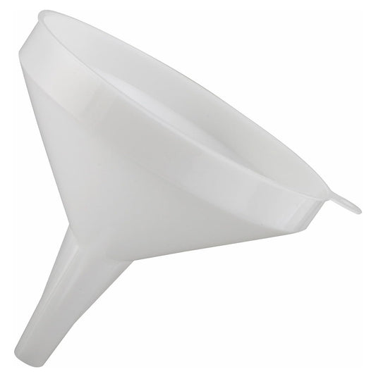 Winco Embudo de plástico, 6.25 pulgadas de diámetro, blanco, mediano