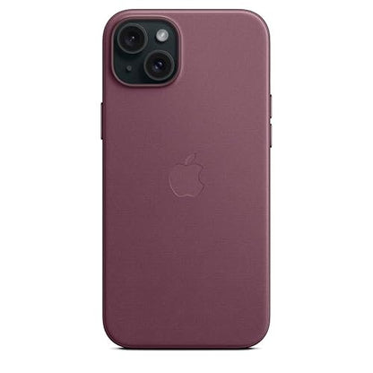 Funda de FineWoven con MagSafe para el iPhone 15 Plus - Rojo Mora