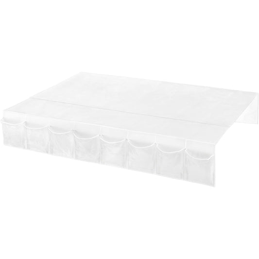 Whitmor Organizador de Almacenamiento para faldón de Cama, Transparente