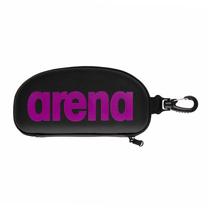 Arena - Funda unisex para anteojos de natación, funda protectora de tapa dura con clip, varios colores