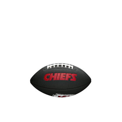 Wilson NFL Team Alliance Mini Balón de Fútbol Americano - Jefes de Kansas City - Mini - Negro