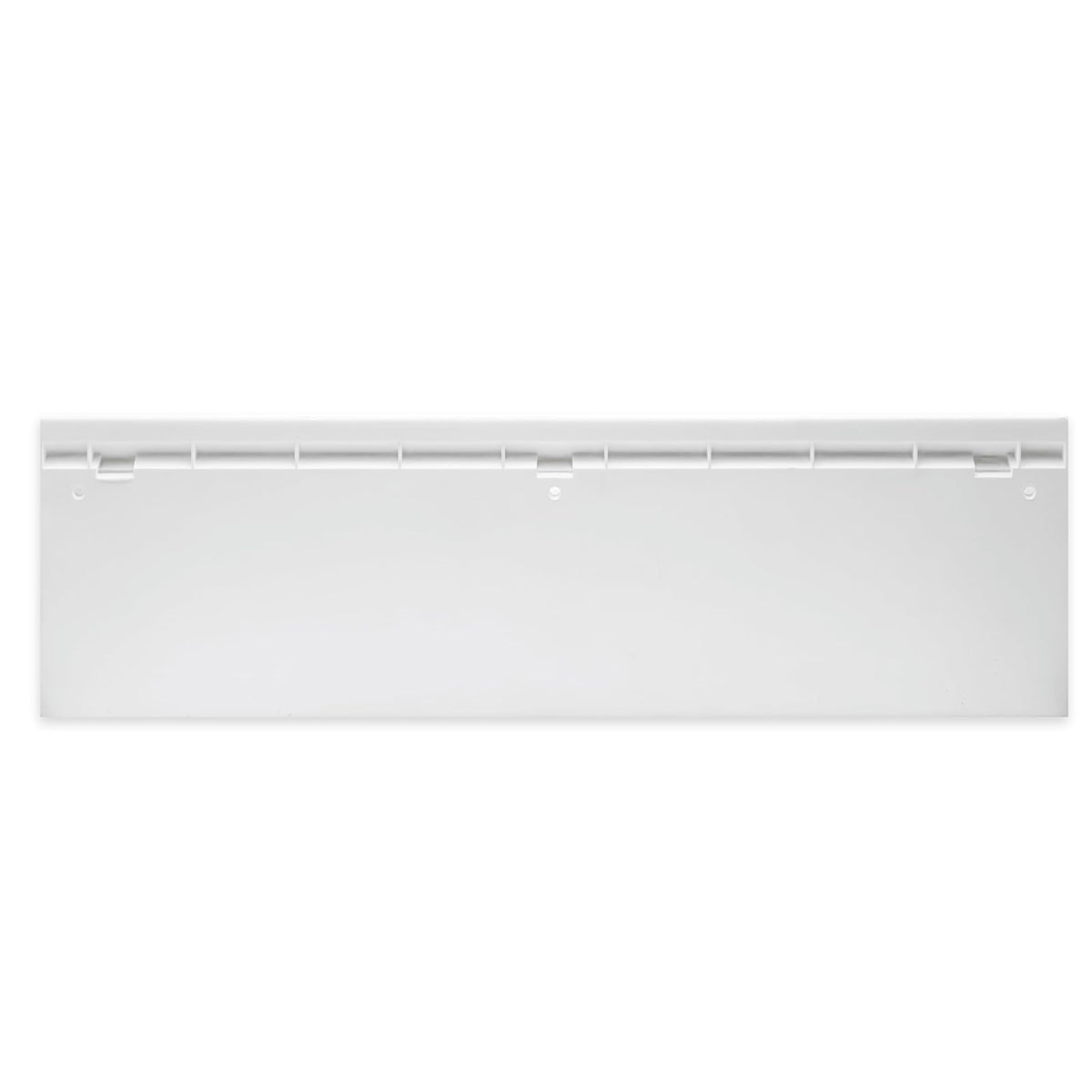 Decor Grates PL18BB-WH - Registro de placa base (plástico, 45,7 cm), color blanco