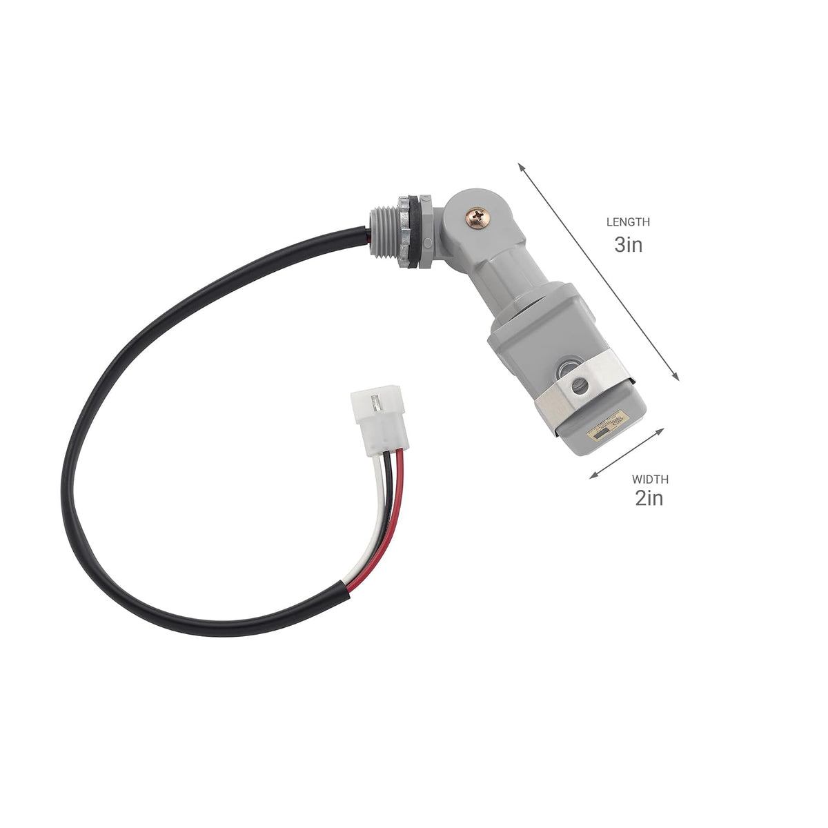 Kichler 15565BK Accessory Photocell Plug-In, Black Material (Not Painted)