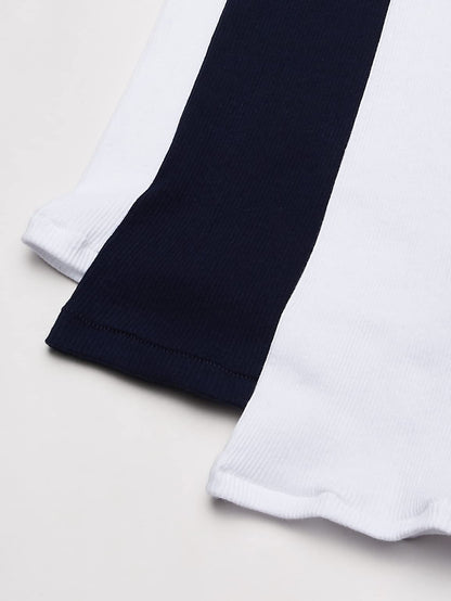 Hanes Premium Camiseta de Tirantes Hombre 3-Pack Blanco/Negro