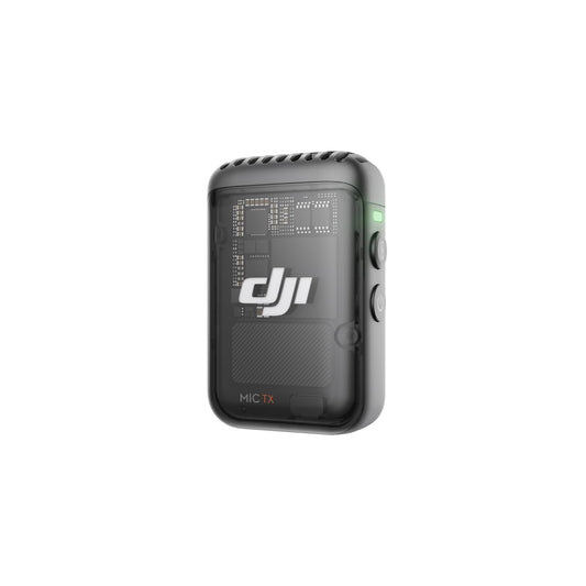 dji Mic 2 Transmisor (Shadow Black), micrófono inalámbrico y lavalier con cancelación de Ruido Inteligente, 14 Horas de grabación Interna, 6 Horas de batería, fijación magnética, Bluetooth, Vlogs
