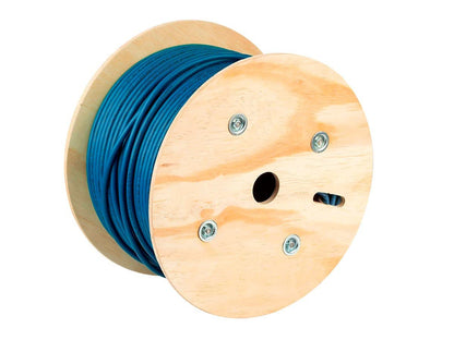 Monoprice Cable de red Cat8 – 250 pies a granel – azul | 2 GHz, blindado S/FTP, sólido, 22 AWG, 40 G, cobre desnudo, para conmutador Ethernet, módem, enrutador – serie Entegrade
