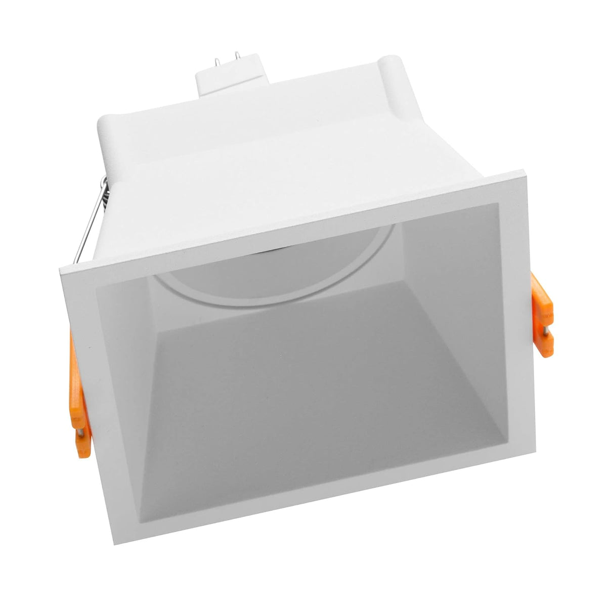 ILLUX Lámpara de empotrar en plafón, Uso en interior, Lampara moderna y Elegante, Incluye foco MR16 de luz cálida 4.5 W, Color Blanco, lampara para recamara, sala, cocina TH-3004.BKT30