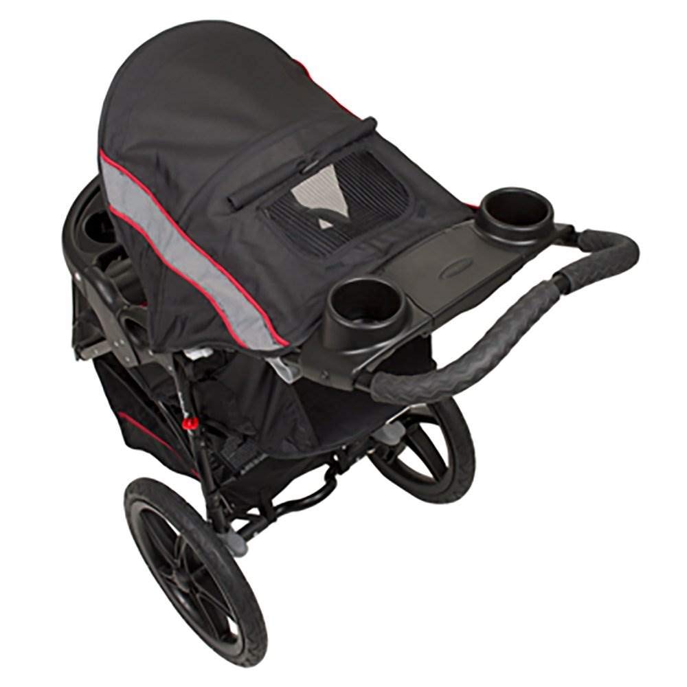 Baby Trend Range Carriola Jogger para Todo Terreno con Rueda Frontal Giratoria con Seguro, Toldo Ajustable, Asiento Reclinable Acolchado, Millennium
