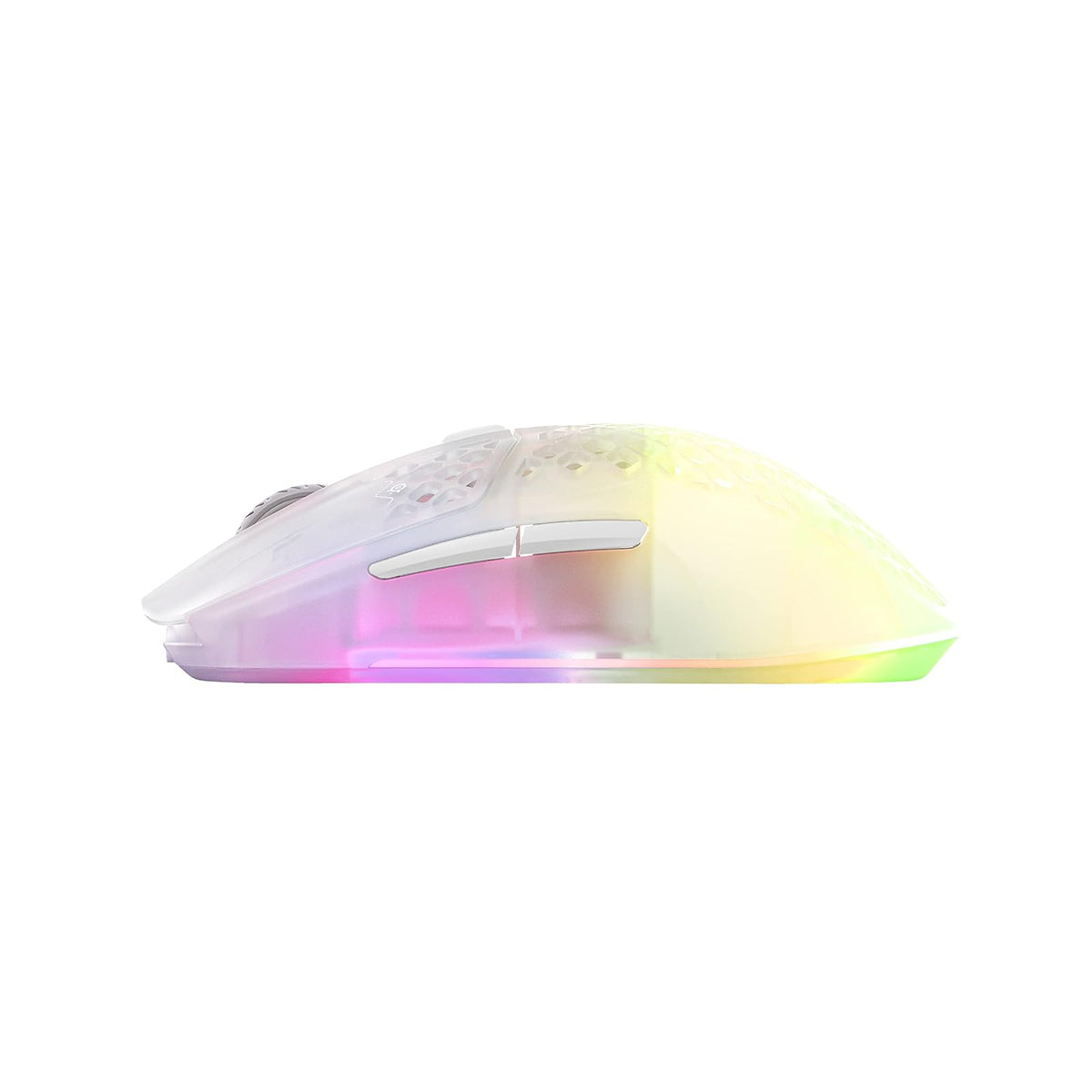 SteelSeries Aerox 3 Wireless: ratón Ultra Ligero para Juegos, Sensor óptico TrueMove Air de 18,000 CPI, diseño Resistente al Agua, batería de 200 Horas y Acabado Ghost.