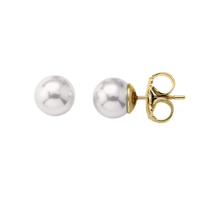 MJ00324.01.1.000.701.1 Majorica Arete para Mujer, color Blanco, 8 mm