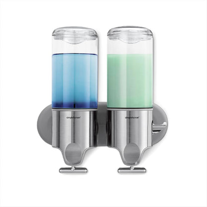 simplehuman, dispensadores de pared dobles - Doble