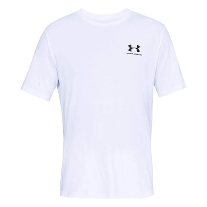 Under Armour Sportstyle Left Chest Camiseta de Entrenamiento para Hombre - Blanco - XS