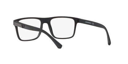 Emporio Armani Ea4115 - Marcos para anteojos graduadas para hombre con dos clips intercambiables rectangulares