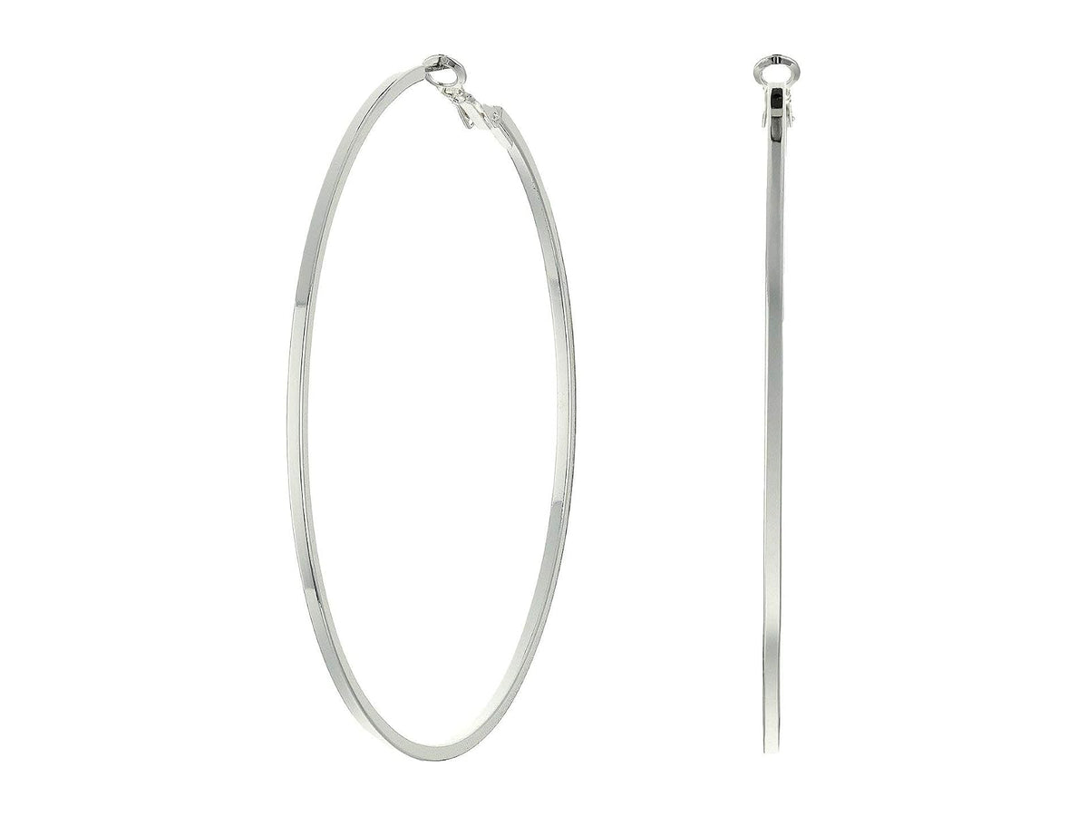 Guess Basic - Aretes de aro finos, extragrande