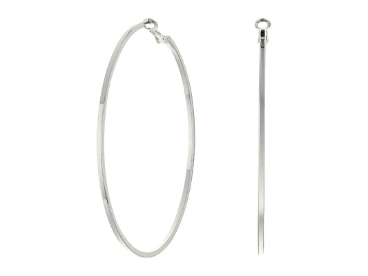 Guess Basic - Aretes de aro finos, extragrande