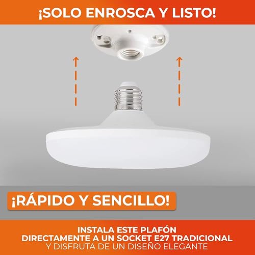 Tecnolite - Lamp Circular LED 12W100-240VE271050LM, Iluminación Interiores