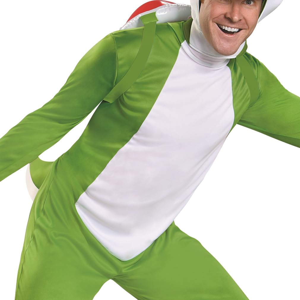 Disguise Disfraz de Yoshi para adulto Disfraces de tamaño adultoHombre