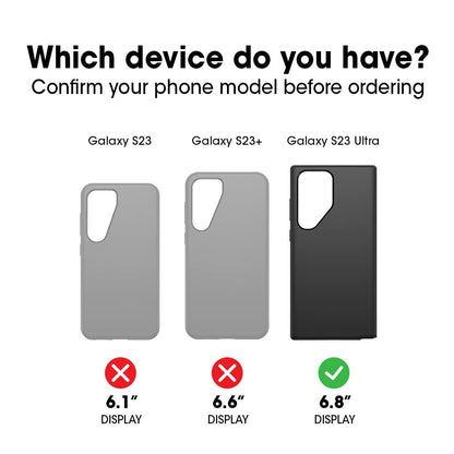 OtterBox - Funda para Galaxy S23 Ultra Symmetry Series – Sage Advice (Transparente/Verde), Ultra Elegante, Compatible con Carga inalámbrica, Bordes elevados Que protegen la cámara y la visualización