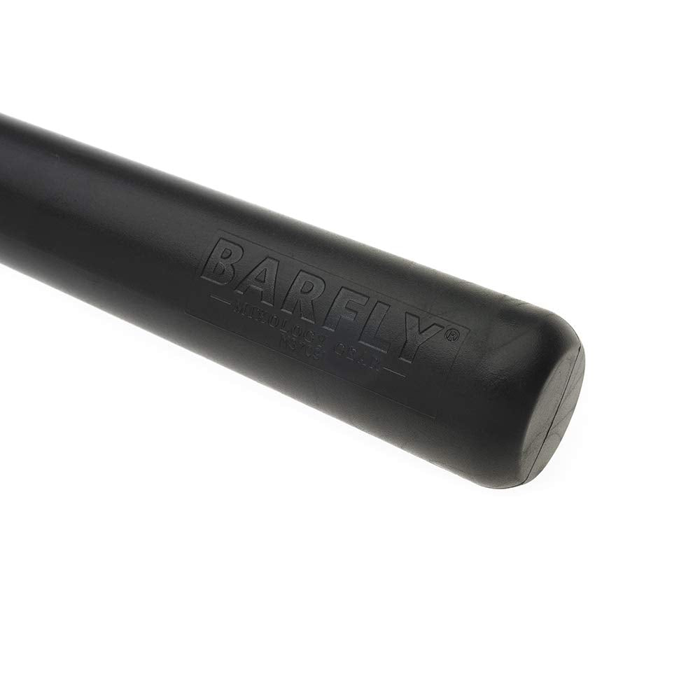 Barfly Muddler, 12 pulgadas de lujo, compuesto, negro