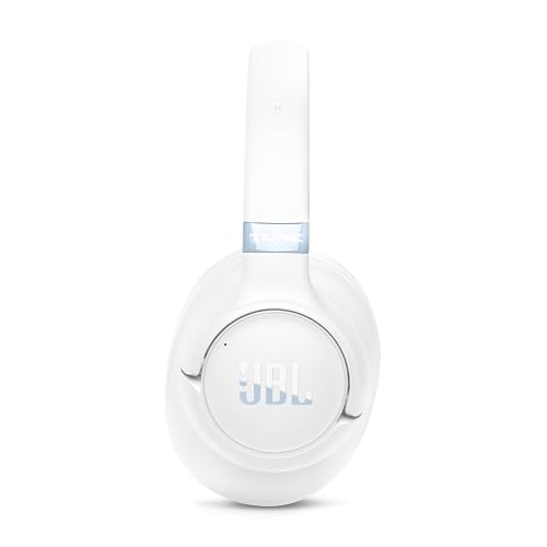 JBL Tune 780NC - Auriculares inalámbricos adaptables con cancelación de ruido con potente sonido bajo puro de alta resolución JBL y sonido espacial, con hasta 76 horas de duración de la batería, carga