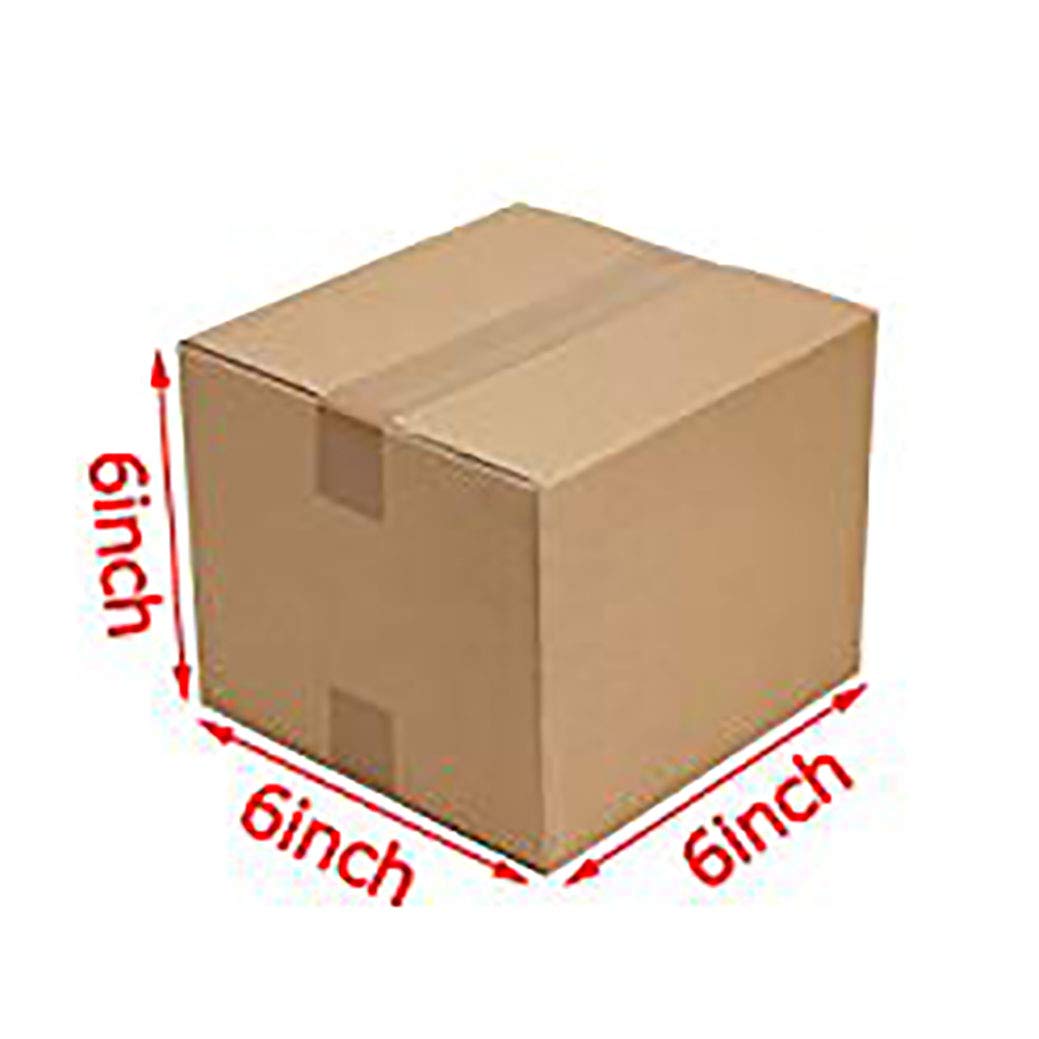 Pantryware Essentials - 10 cajas pequeñas de cartón corrugado de 6 x 6 x 6 pulgadas, paquete de 10