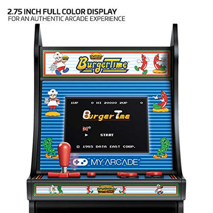 DreamGEAR My Arcade DGUNL-3203 Burgertime Micro Player, 6 Inches, Collectable, Retro