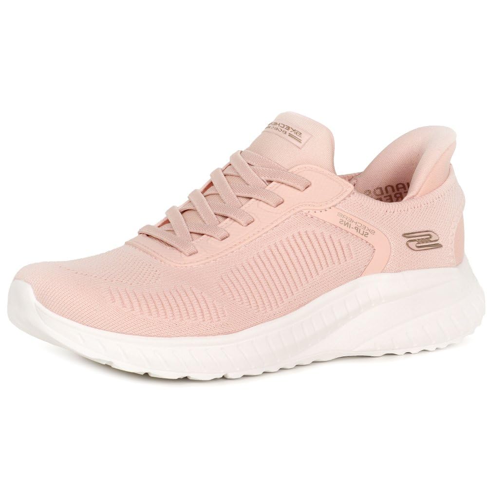 Skechers BOBS Squad Chaos Current Muse Tenis para Mujer - 25.5 cm - ROSA CLARO